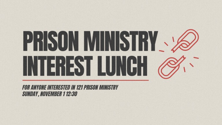 Prison Ministry Interest Lunch
